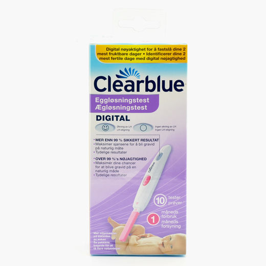 melodramatiske trekant Dum Clearblue Digital ægløsningtst – Ugleapotek