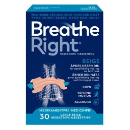 Breathe Right Næsestrips Tan L