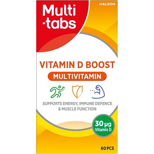 Multi-tabs D-Boost Multivit. Ugleapotek Multi-tabs D-Boost Multivit.