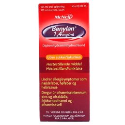 Benylan oral opl. 1,4 mg/ml