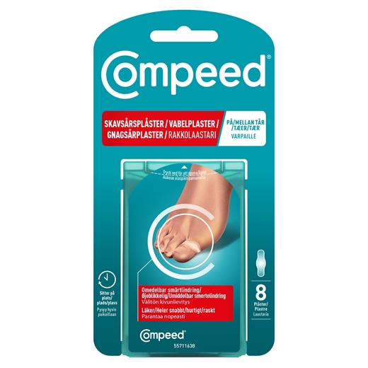 Compeed på tæer Ugleapotek Compeed på tæer