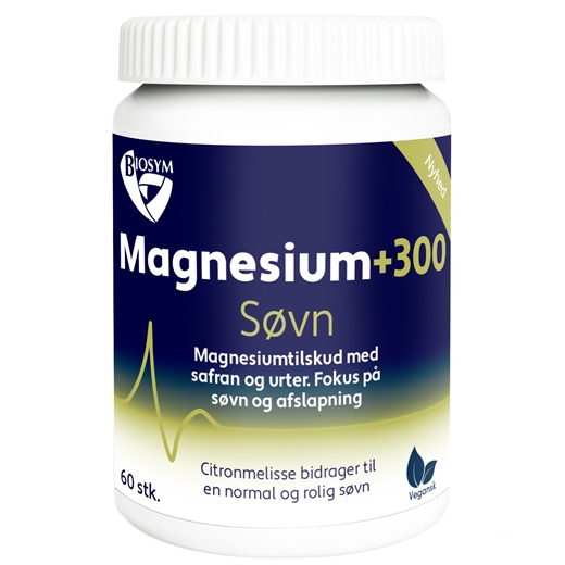 Biosym Magnesium+300 Søvn Ugleapotek Biosym Magnesium+300 Søvn